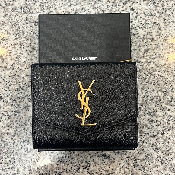 Yves Saint Laurent Handbags - YSL Compact Leather Wallet